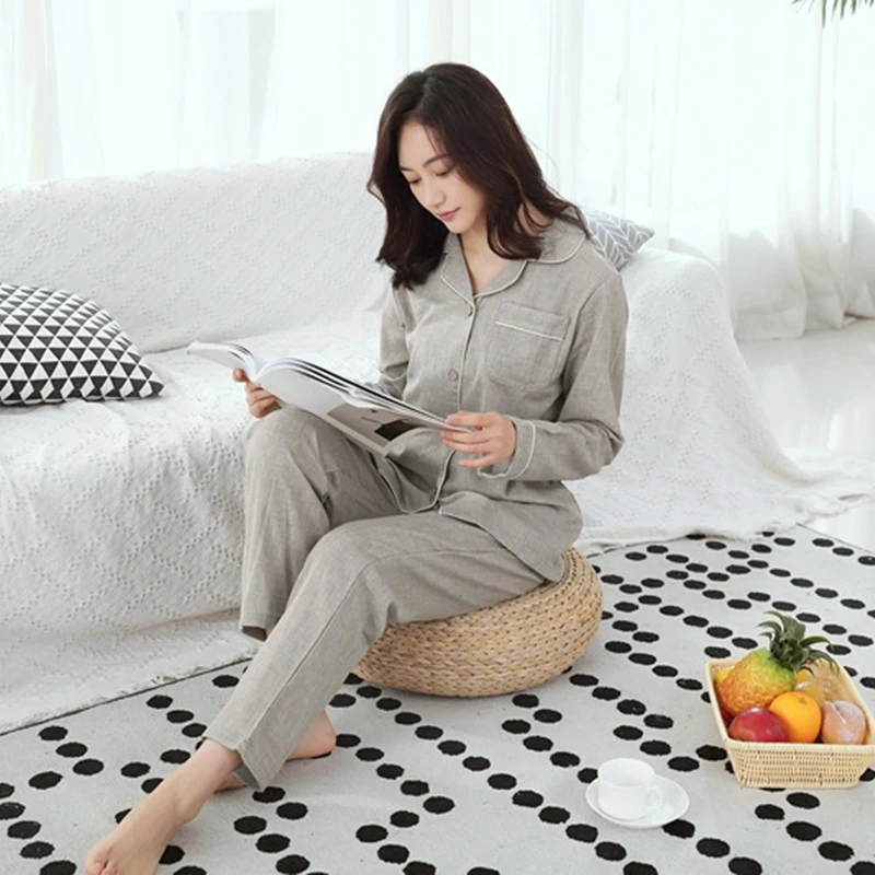 Buy Casual Women's Sleep Lounge Pajamas Sets Cotton
