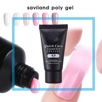 

30ml 3pcs/set Gel Finger Extension Clear Pink Jelly Polygel Quick Building DIY Nail Art Tips Extend UV Builder Gel Camouflage