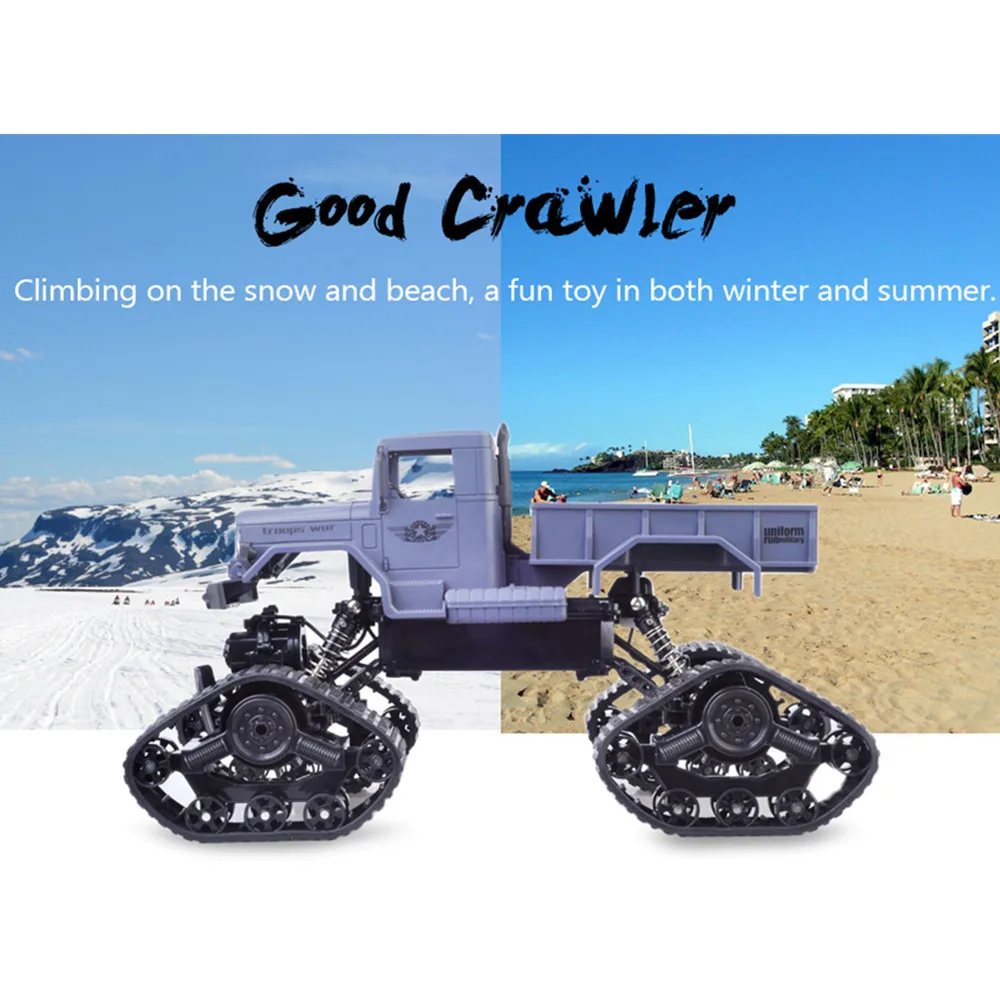 Горячая продажа 1/12 RC грузовик снег пляж гусеничный 2 4G автомобиль RTR