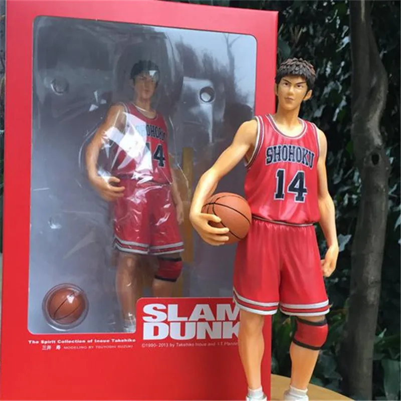 1pc/lot Anime Slam Dunk Mitsui Hisashi Shooting Guard Slamdunk 23cm PVC