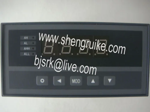 160*80*125mm Pt100 Temperature indicator 220VAC  Power Supply 0.2%