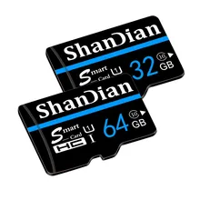 Карта памяти Micro sd карта 32 Гб класс 10 32 Гб 64 ГБ 16 ГБ 8 ГБ tf карта Ручка MicroSD накопитель флэш-диск памяти для смартфона