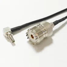 Разъем UHF Jack SO239 переключатель CRC9 правый угол помощью соединительного кабеля RG174 20 см " адаптер