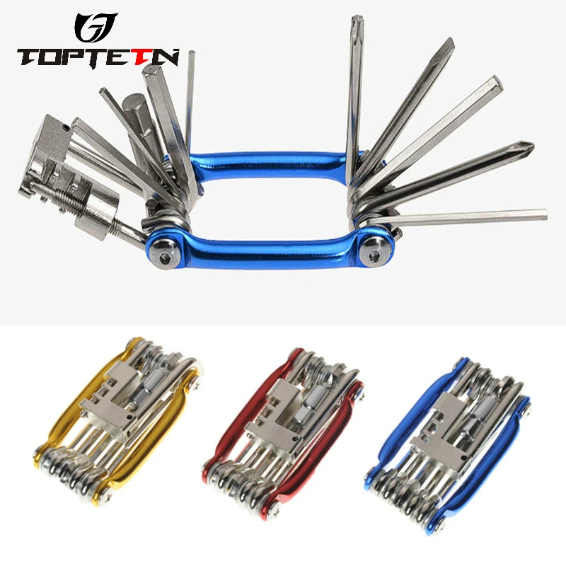 11 in 1 Bicycle Tools Portable Repair Tool Multi Bike Tool Useful