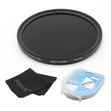 RISE(UK) 67mm ND1000 Optical Slim Neutral Density ND 1000 Lens Filter for SLR DSLR nisi 67mm nd1000 ultra thin neutral density filter 10 stop for digital slr camera nd 1000 67mm slim lens filters