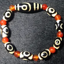 Новое поступление Тибетский браслет с Бусиной Дзи 3 шт./партия два глаза бусины дзи для мужчин и женщин ювелирные изделия Модные