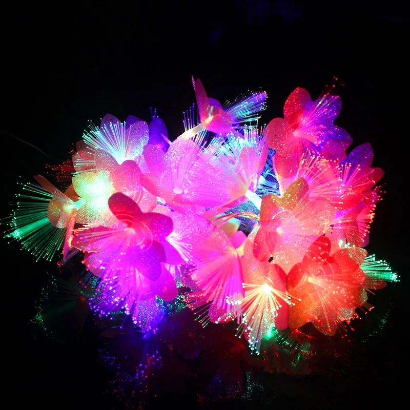 Hada 10 m 100 LED fibra óptica cadena luces Navidad luces boda luminaria decoración guirnalda guinalda luces decorativas Hada 10 m 100 LED fibra óptica cadena luces Navidad luces boda luminaria decoración guirnalda guinalda luces decorativas