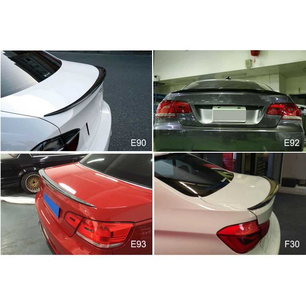 Задние крылья багажника из углеродного волокна для BMW 3 серии E90 E92 E93 F30 F80 M3 M Sport 323i