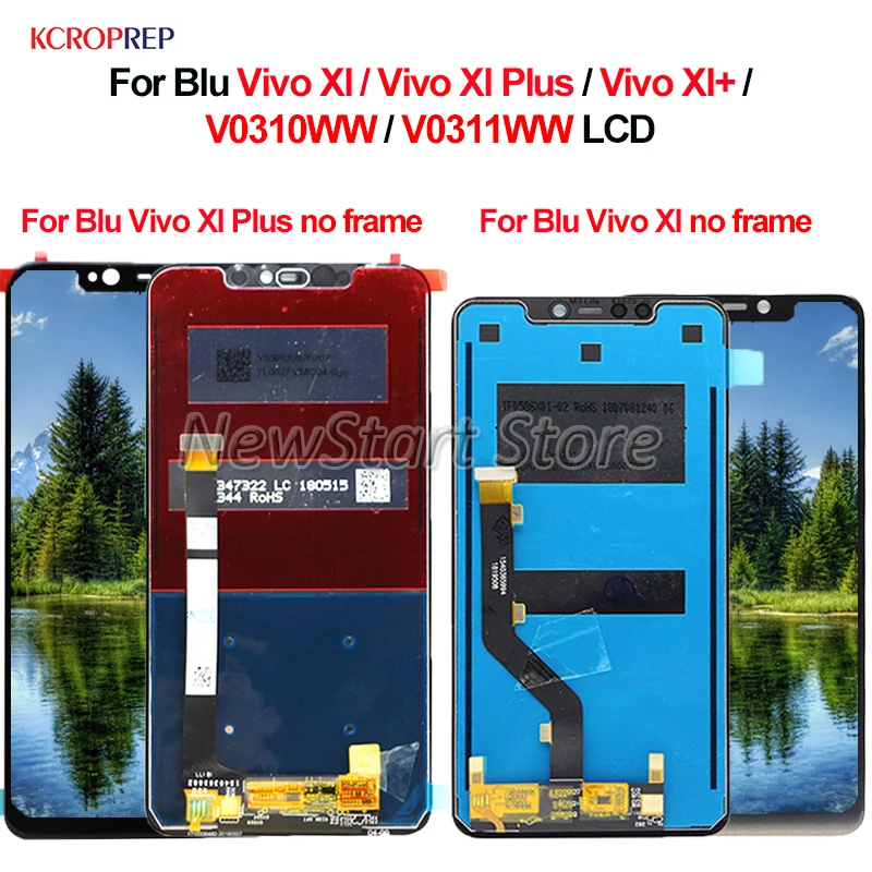 Для Blu Vivo Xi + Plus LCD для lcd дисплей кодирующий преобразователь сенсорного экрана в