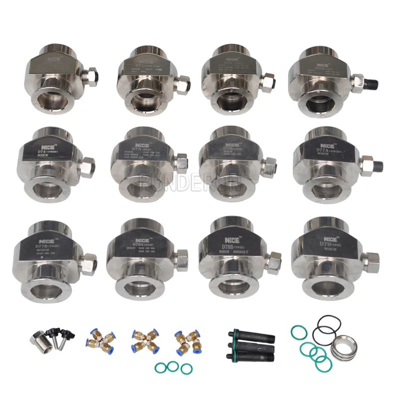 RUNDERON Common Rail Fuel Injector Clamping Disassembly Assembly Repair Tool Kits for B0SCH DENS0