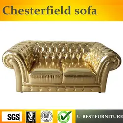 U-BEST Современный стиль кожаные классические кожаные Chesterfield Современная горячая Распродажа диван в стиле ретро роскошный диван для гостиной