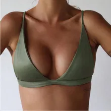 Женский пуш-ап Мягкий Бикини Топ Купальник бандо Купальник пляжный костюм бикини бразильское Бандажное сексуальное пляжное бикини