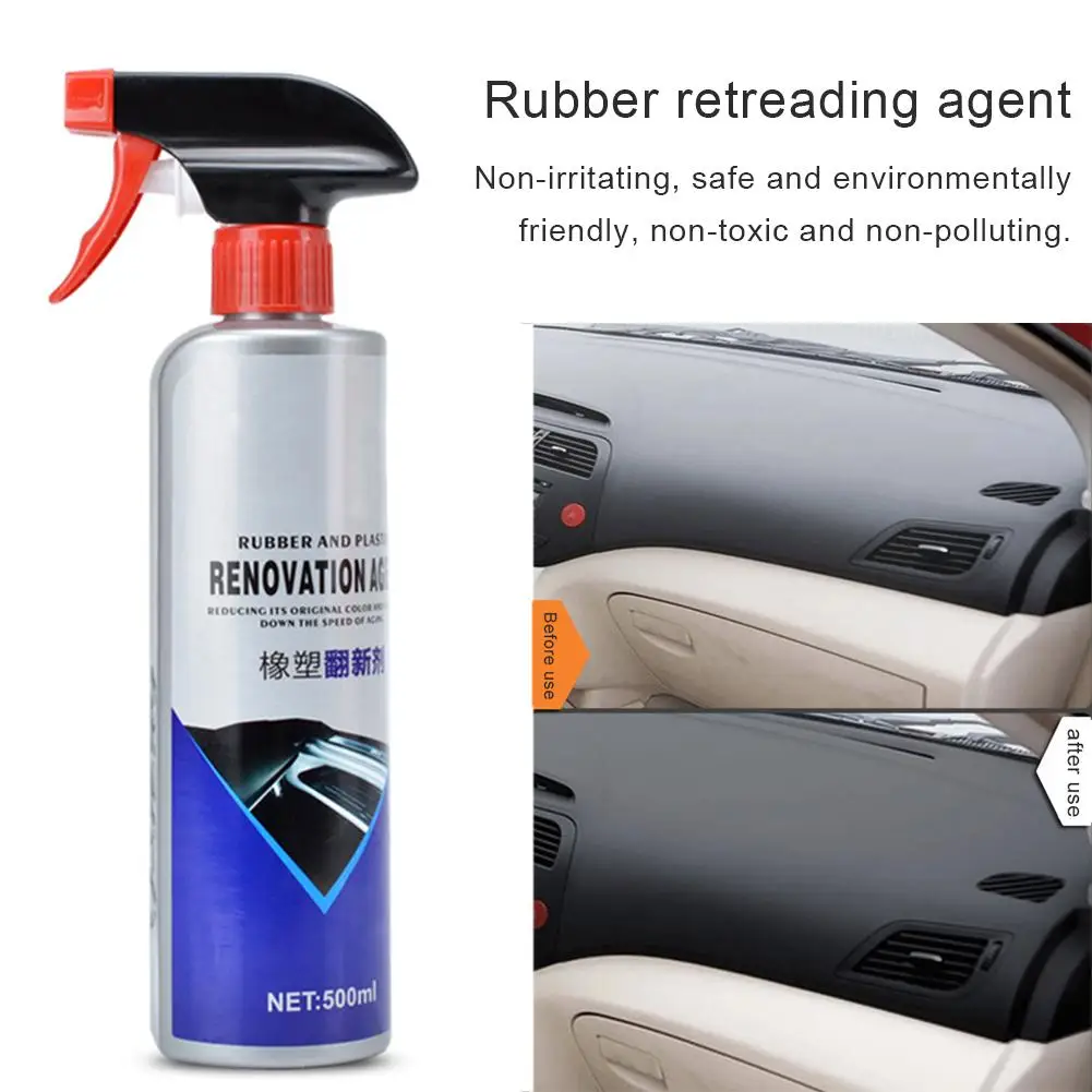 

500ML Retreading Plastic Plating Crystal Reducing Agent Rubber Parts Protection Polishing Paste Wax Car Scratch Repair Agent