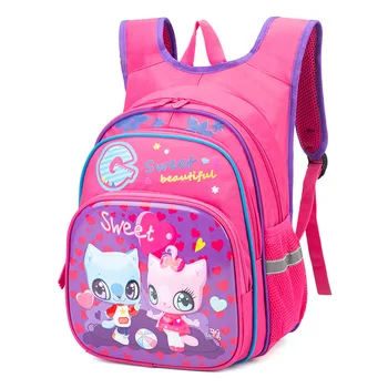 

cute kids bag Orthopedic school Backpack Children cat School Bags For Girls boys Schoolbag child book Backpack mochila infantil