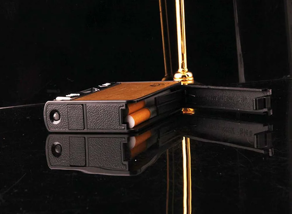 USB Lighter cigarette case for 10 cigarettes pack , cigarette case