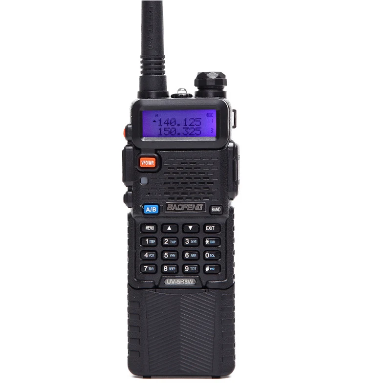 only radio BaoFeng UV-5R 8 Вт Высокая мощность портативная рация 3800 мАч 10 км дальность vhf/uhf 8 Вт двухстороннее CB радио портативное uv5r для пеших прогулок и охоты - Цвет: only radio