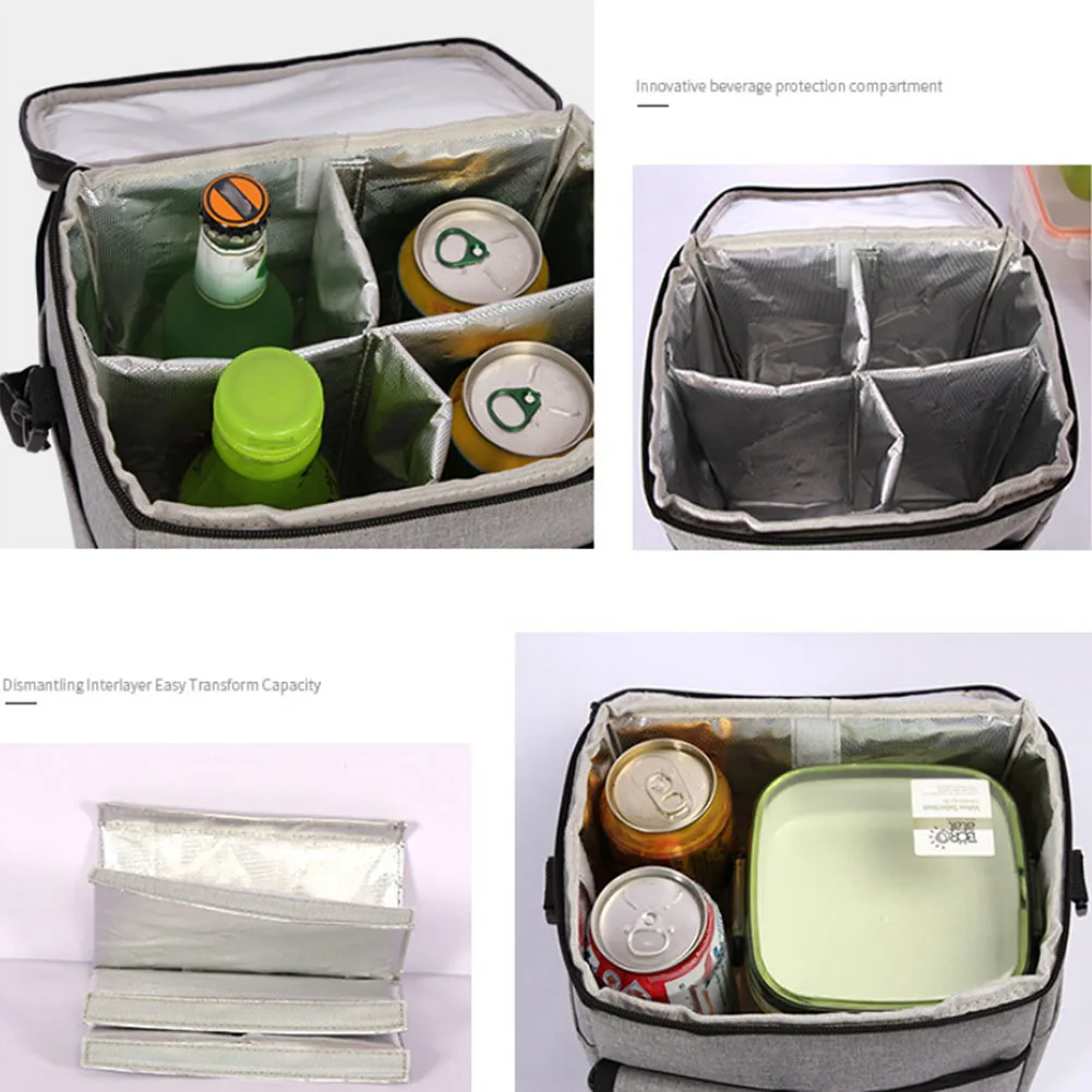 Портативный термоизолирующий для пикника школьная сумка для обедов контейнеры для обедов сумка для хранения новое поступление