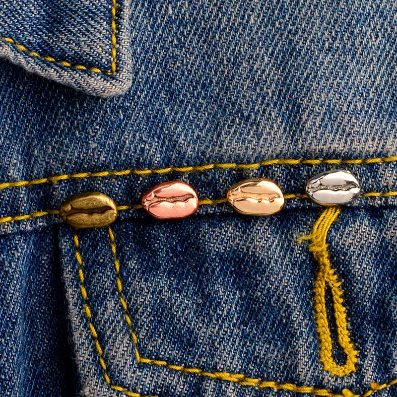 

Creative coffee beans Pins and brooches tool pin Badges Hat Backpack Accessories wholesale Lovers jewelry Gift for lover