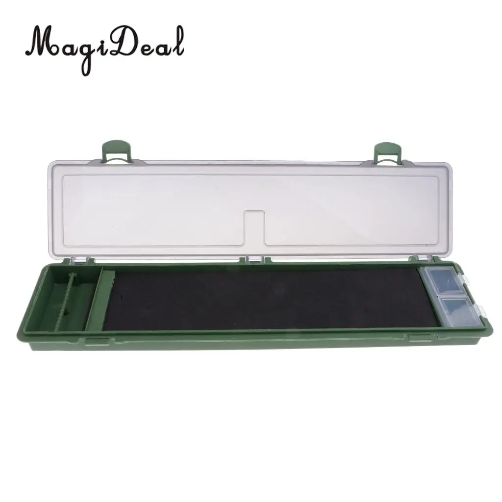 MagiDeal Carp Fishing Rig Box Stiff Hair Rig Board with Pins Wallet Rig