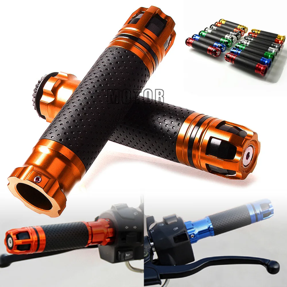 

22mm 7/8" Motorcycle Dirt Bike Motocross CNC Aluminum Rubber Handle Bar Hand Grips For For BMW C600Sport C6Sport C650GT R1200GS