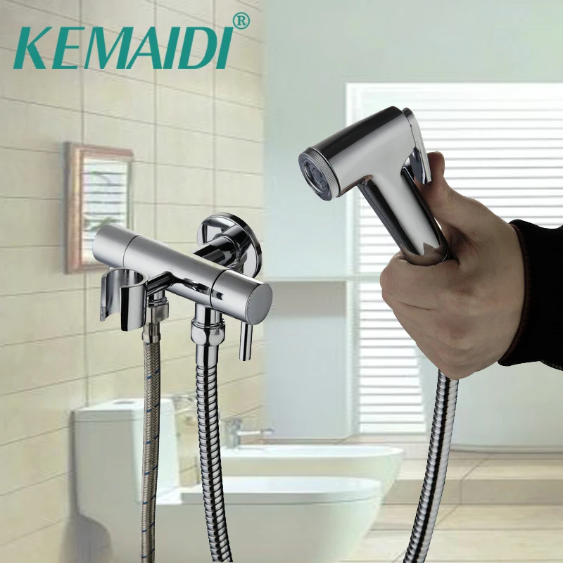 Kemaidi Bathroom Bidet Faucet Toilet Bidet Torneira Hand Spray Wall