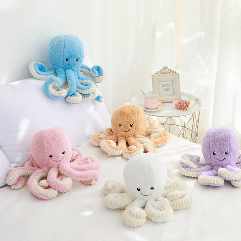 Милая имитация осьминога кулон плюшевые мягкие игрушки мягкие животные аксессуары для дома милые морские жизни Осьминог куклы, детские подарки