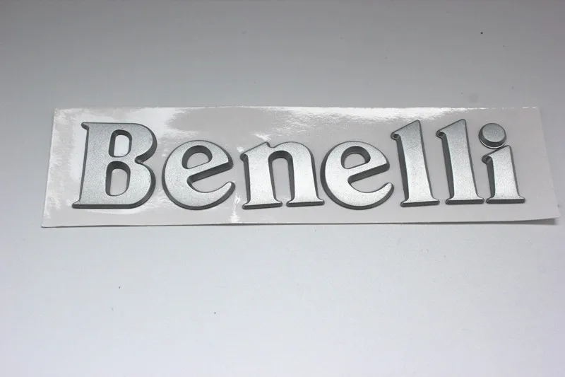 Стикеры мотоцикла 3D Стерео логотип графика комплект для Benelli BN600 TNT600 Stels600 Keeway RK6 BN302 vespa серебряный цвет