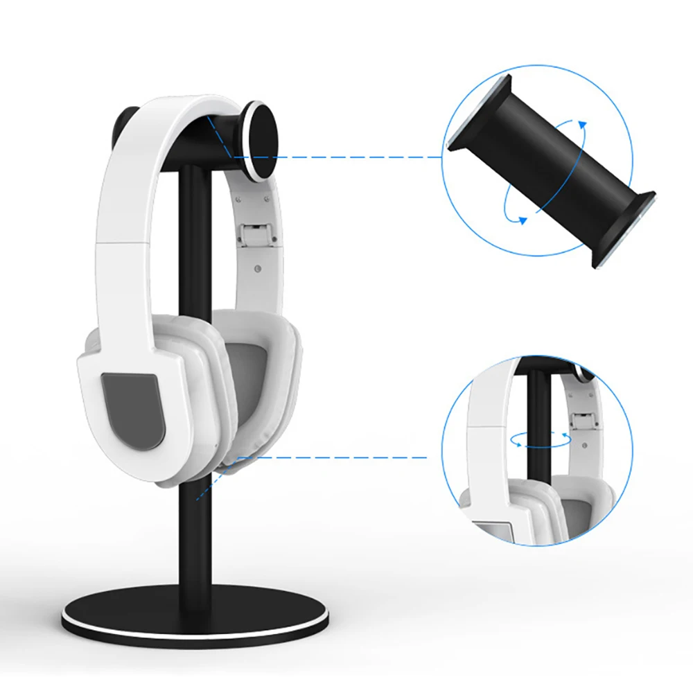 Universal Headphone Stand Earphone Holder Headset Show Shelf Aluminum For Gaming Headsets Bracket For ipad Holder Rack Hanger