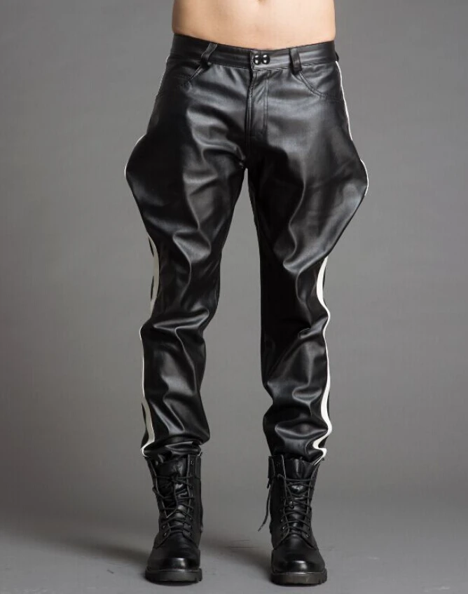 Popular Mens Black Leather Pants-Buy Cheap Mens Black Leather Pants ...