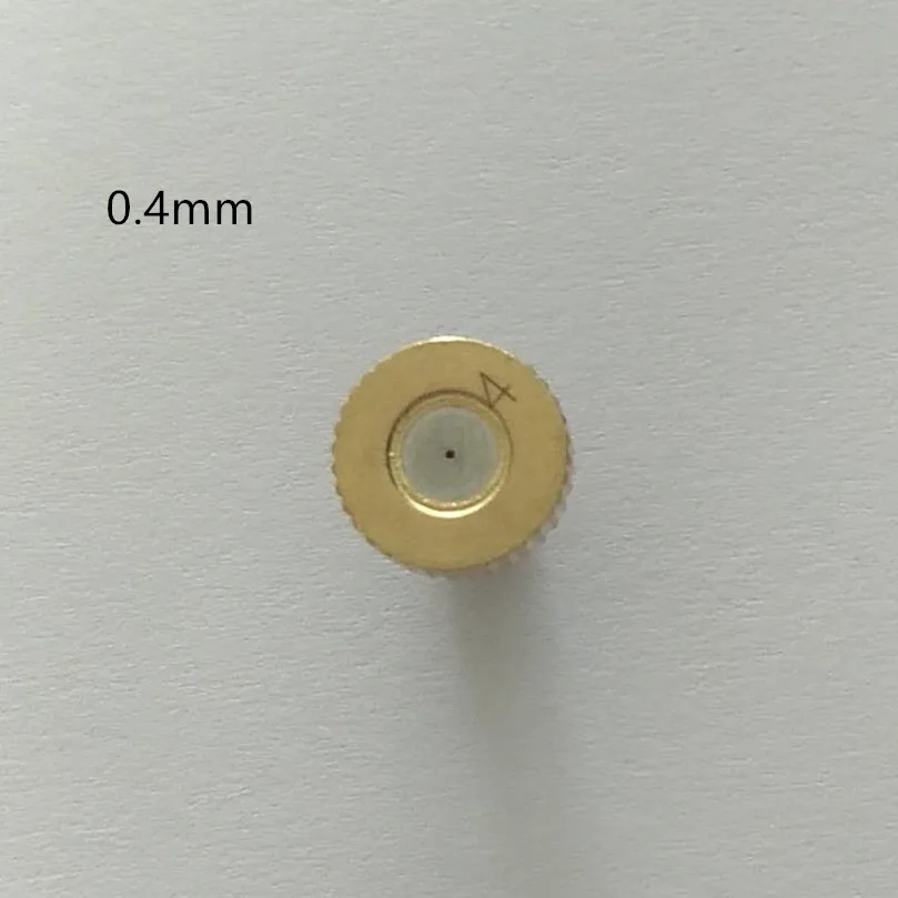 E117 резьба 10/24 UNC низкое давление запотевание туман сопло - Цвет: 0.4mm