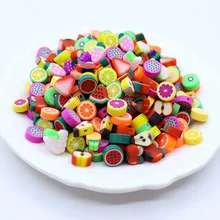 100 шт./лот Детские DIY моделирование фрукты конфеты аксессуары игрушки 10*5 мм детские игрушки