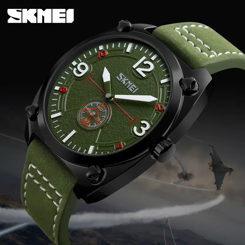 

SKMEI Man Quartz Watch Men Clock Leather Male Fashion Casual Watches Relojes Waterproof Mens Wristwatches Relogio Masculino 9155