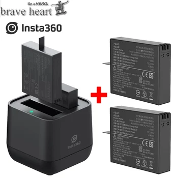 

Insta360 ONE X battery and Micro USB Qiuck Battery Charger Hub Panoramic Camera 9V 2A 60 Minutes Fast Charging