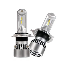 H4 Farol LED Com Ventilador H4 HB2 Hi/Lo All in One LED Bulb Alto Brilho 50 w DC 9-32 v 6000 k Vendas Da Fábrica