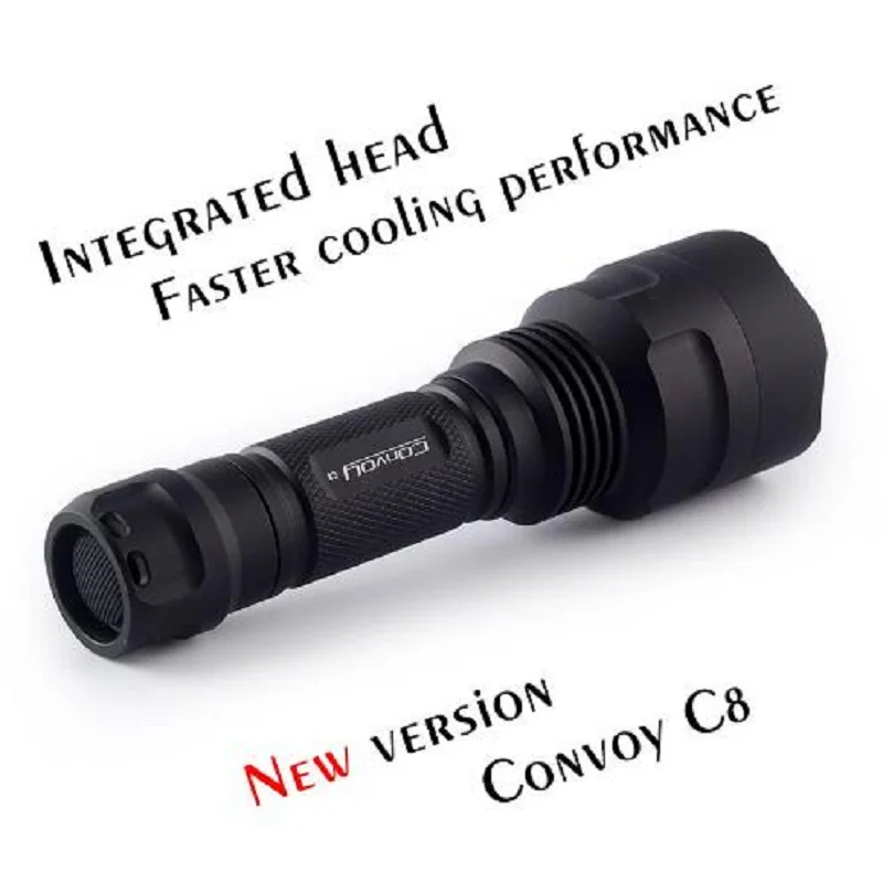 Новый конвой C8 Cree XML2 U2-1A светодиодный вспышка светильник фонарь для велосипеда