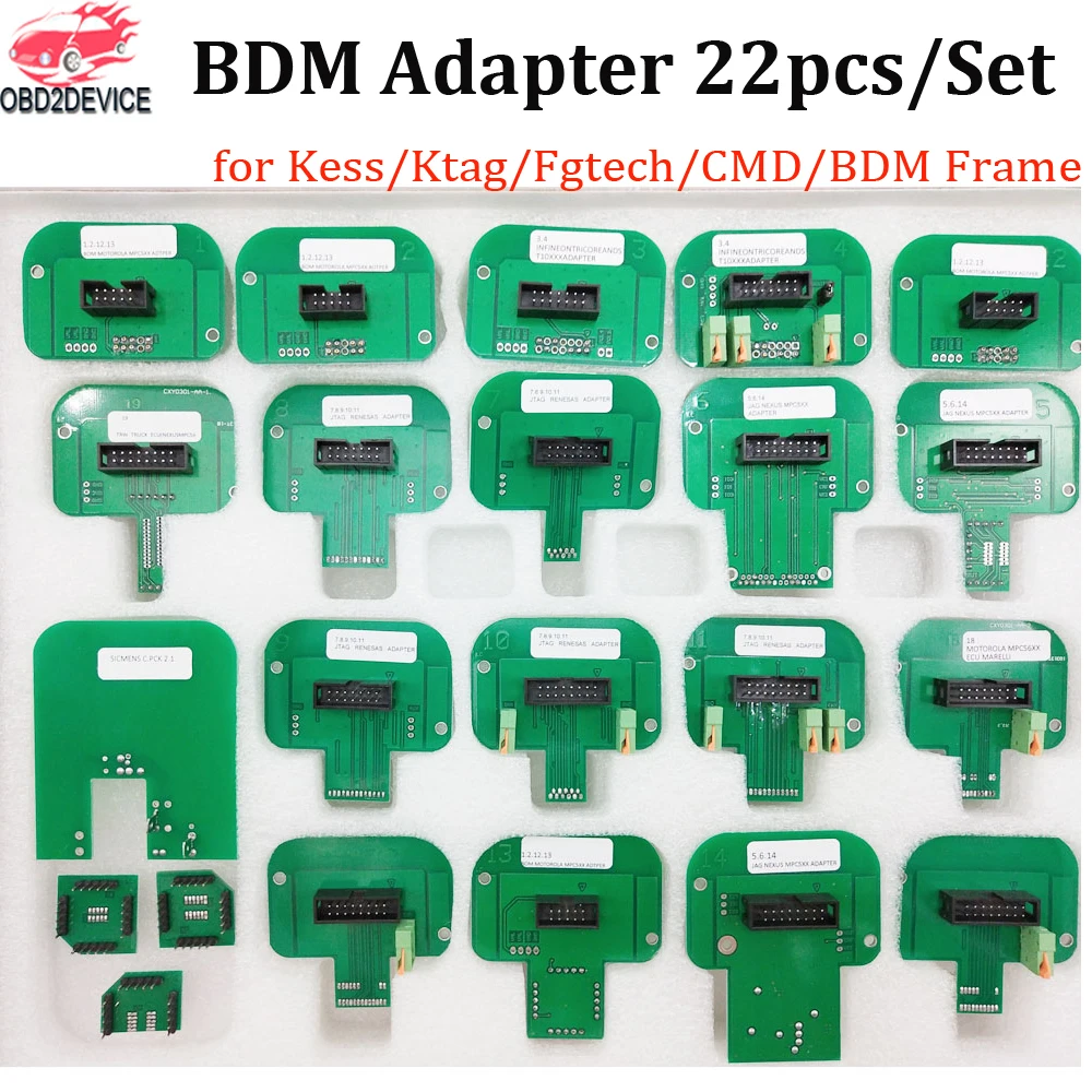

BDM Adapters 22pcs/set KTAG KESS KTM Dimsport BDM Probe Adapters for BDM Frame ECU Programmer