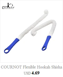 Cournot 1 набор кистей для кальяна Shihsa Pipe Cleaner с 2 размерами кистей для кальяна, инструменты для чистки курительных труб, аксессуары