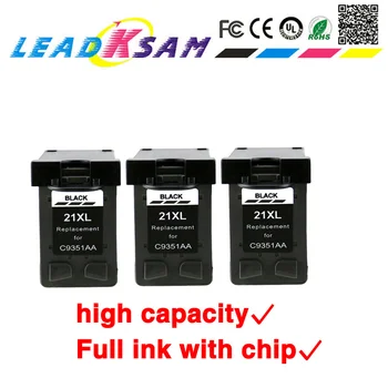 

21XL C9351A ink cartridges replace compatible for hp21 21 D2330/D2360/D2460/F310/Fax 1250 Printer