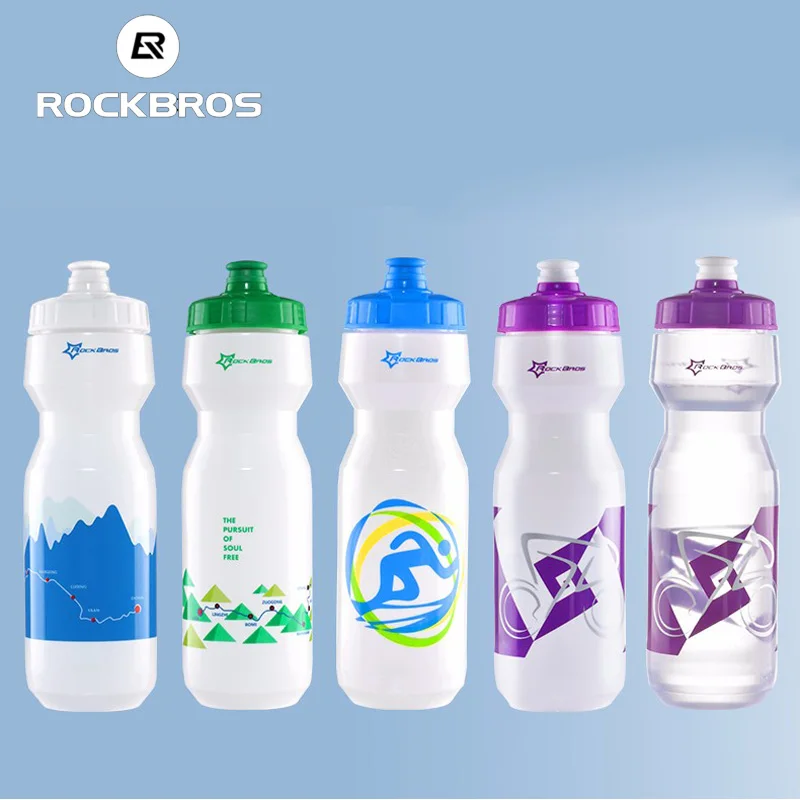 

ROCKBROS 750ML Bicycle Water Bottle MTB Cycling Bike Portable Kettle Water Bottle Plastic Outdoor Sports Jug Road Bike Drinkware