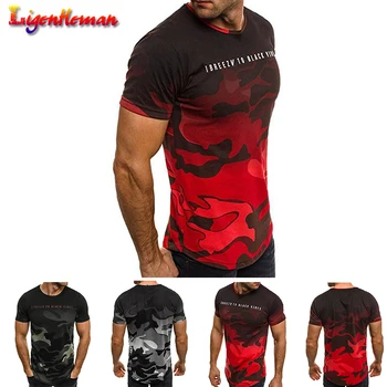

Men Summer 2019 Tops Quick Drying Military Camouflage T shirt men Short Sleeve T Shirt Personality Camouflage T Shirt Mens Tees