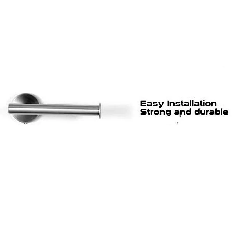 Smesiteli Bathroom Paper Holders Stainless steel Brushed Bathroom Toilet Paper Holder Roll Tissue Holder Rack Wall Mount