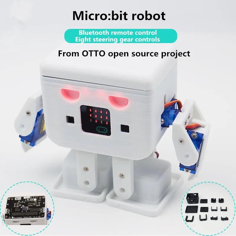 

micro:bit Robotbit Edition 8-way steering gear Microbit control OTTO robot