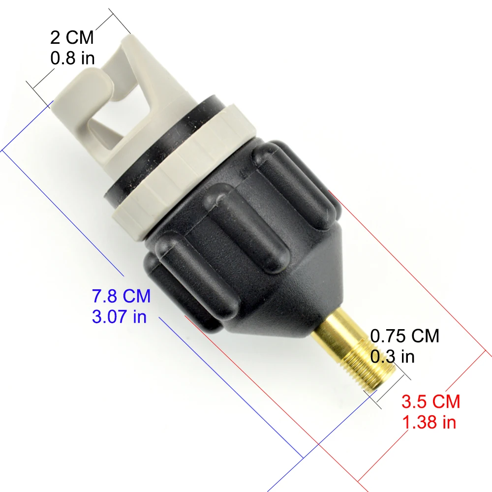SUP Standup Paddle Board Valve Adapter Canoe Kayak Pump Air Valve Vehicle inflation Air Compressor Adaptor Accessory