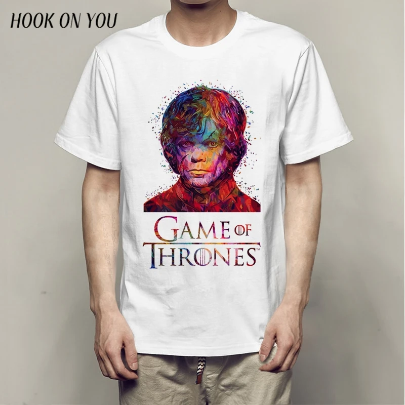 Tshirt Homme 2018 New Game of Thrones T Shirt Men Cool The North Remembers Blood Wolf T-shirt Men's Tee Shirts Camisetas Hombre