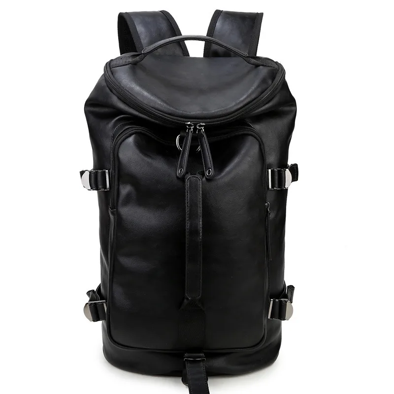 

Man Business Pu Male Large Capacity Functional Casual Backpack Fashion Package