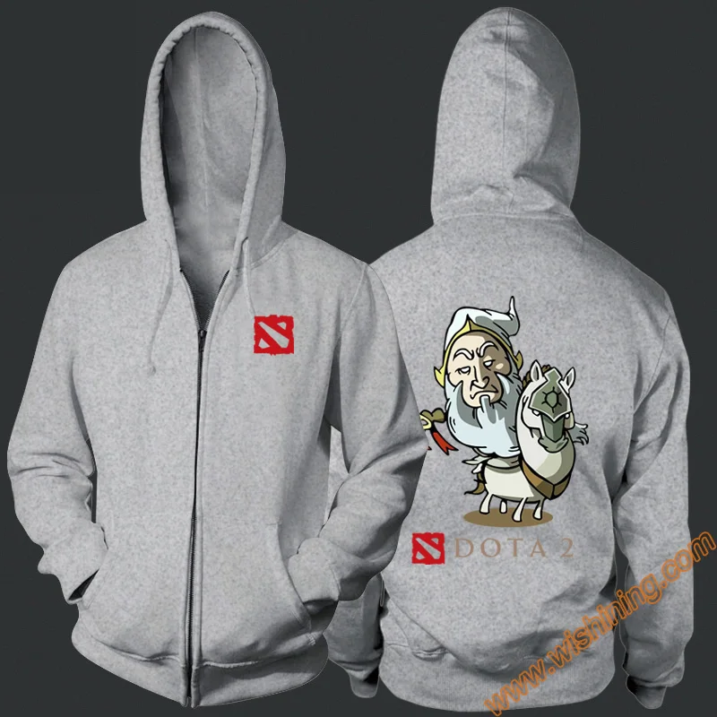  DOTA 2 hero Hoodies DOTA 2 Lina Red 3xl Large Size Hoodie Full Zipper Hooded Sweatshirts Wishining