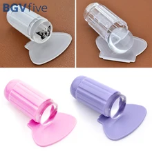2 pçs/set New Limpar Jelly DIY Nail Art Stamping Stamper Raspador Placa De Transferência Manicure Ferramenta(China)