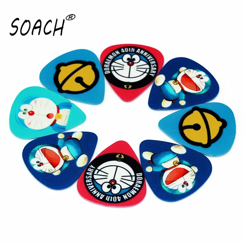 SOACH 10 шт. 0 46 мм лопатка для гитары ПВХ двусторонняя печать jingle cat анимация