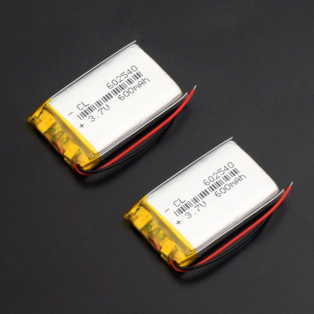 602540 литиевый литий-полимерный аккумулятор 3,7 V 600mAh Lipo аккумулятор Замена литий-ионных Lipo ячеек для Bluetooth динамика