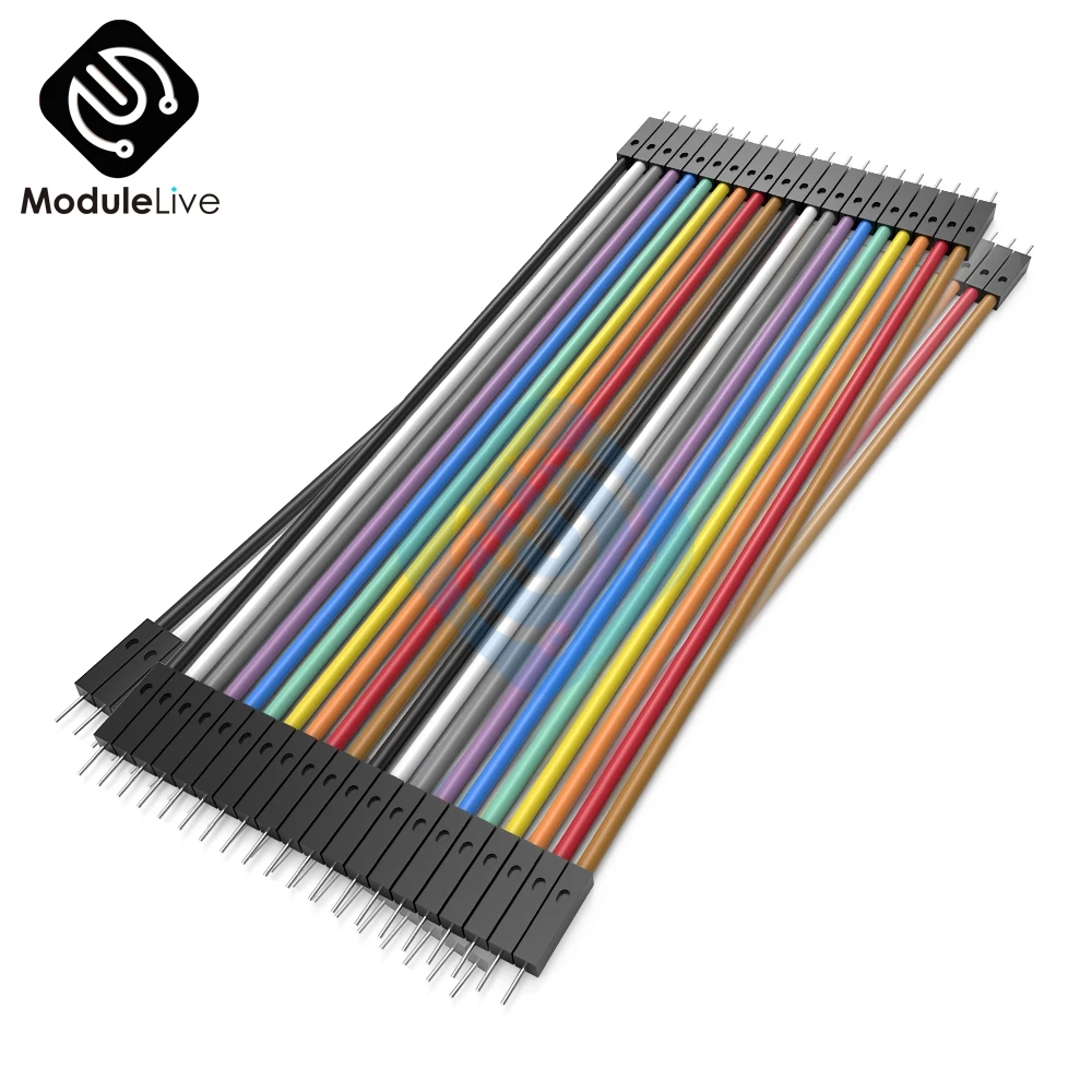 

40pcs Dupont Cable Jumper Wire Dupont Line Male To Male Dupont Line 20cm 1P Diameter 2.54mm